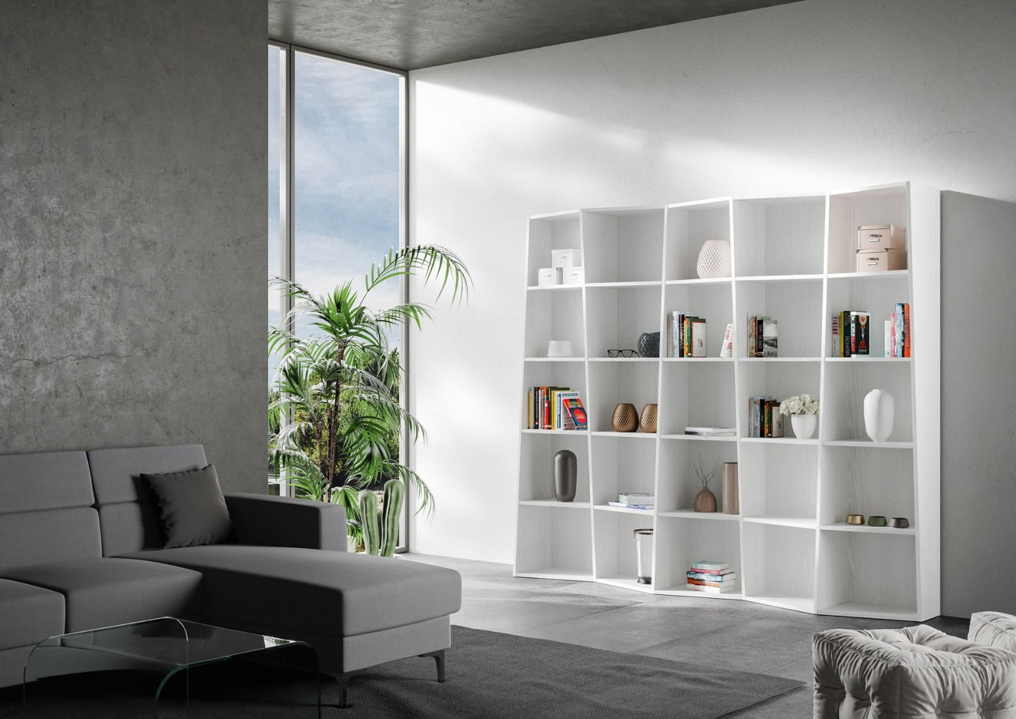 Librerie TREK Serie 3, 5, 7: Design Elegante e Versatile per Ogni Spazio