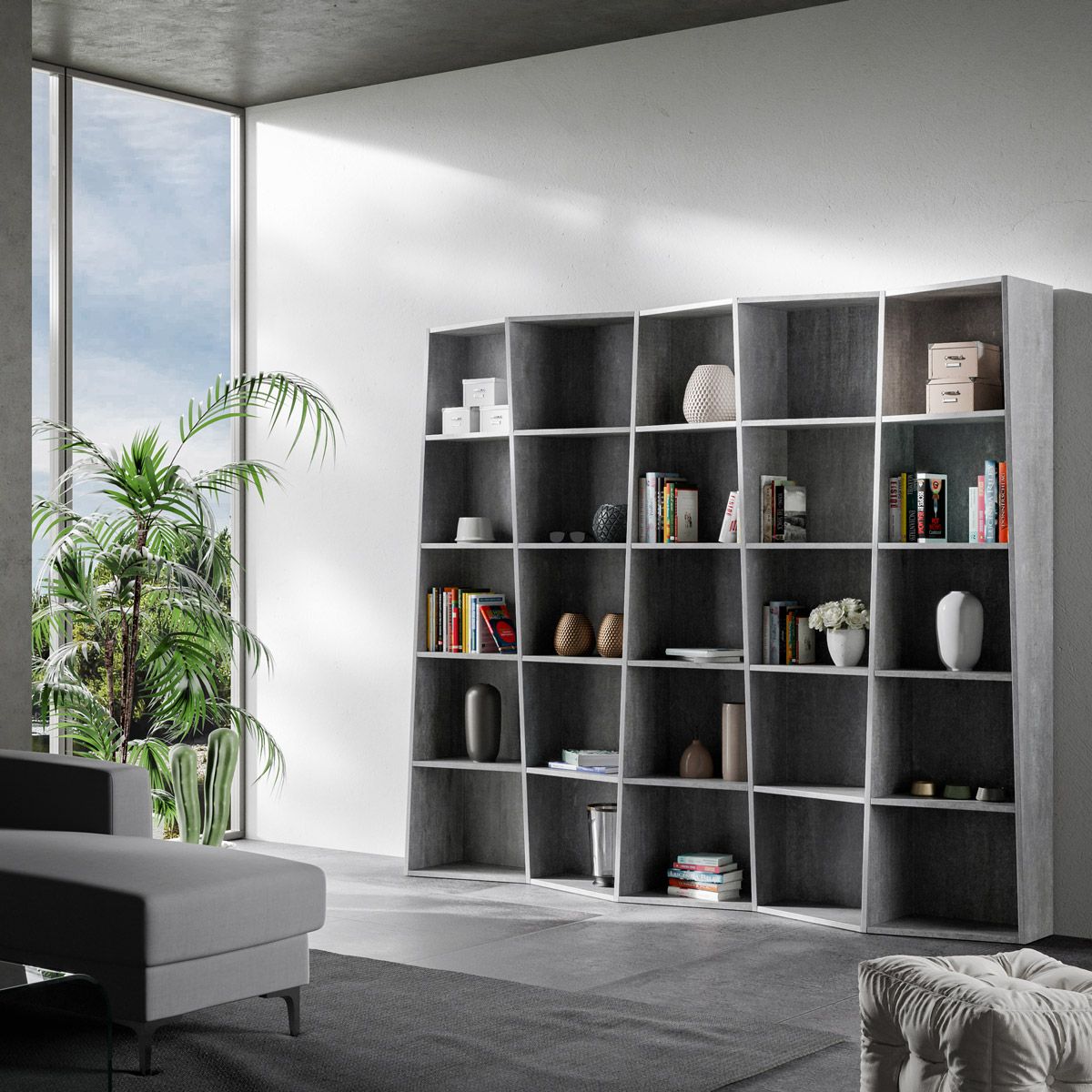 Librerie TREK Serie 3, 5, 7: Design Elegante e Versatile per Ogni Spazio