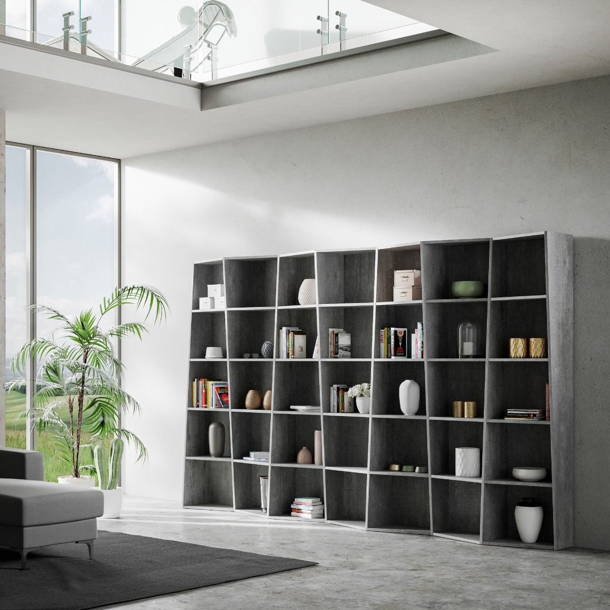 Librerie TREK Serie 3, 5, 7: Design Elegante e Versatile per Ogni Spazio