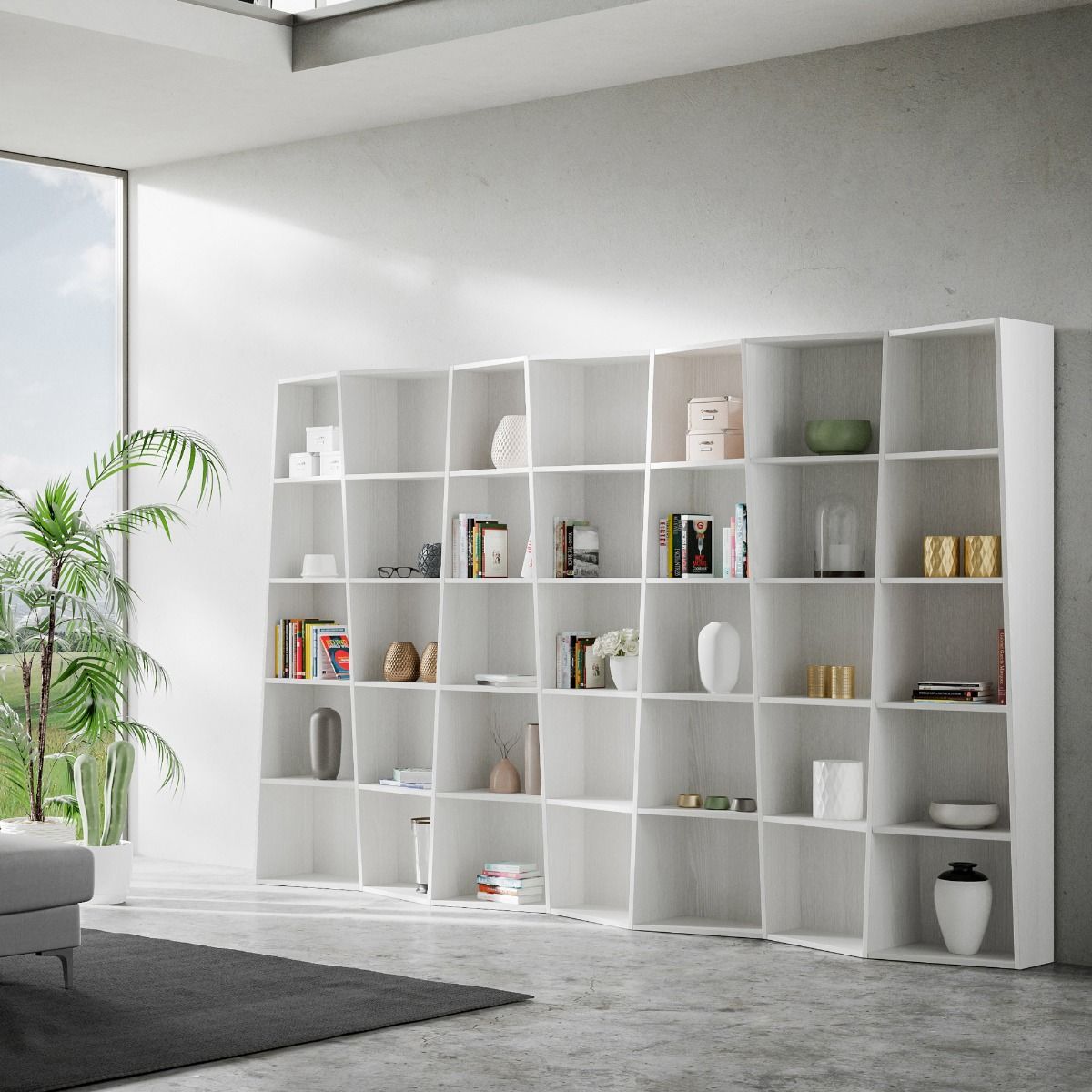 Librerie TREK Serie 3, 5, 7: Design Elegante e Versatile per Ogni Spazio