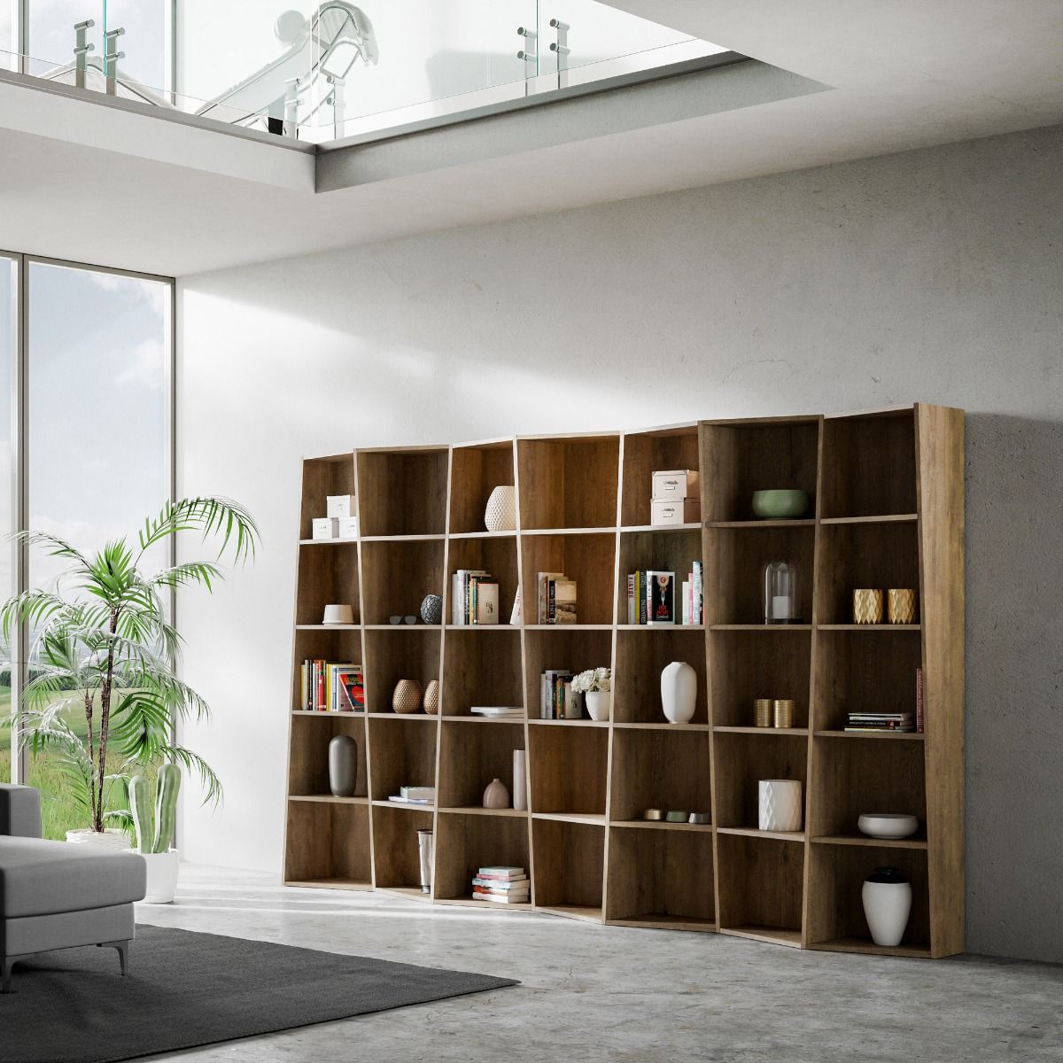 Librerie TREK Serie 3, 5, 7: Design Elegante e Versatile per Ogni Spazio