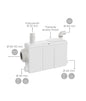 Adaptable SFA Watersan 6 Macerator for Complete Bathroom