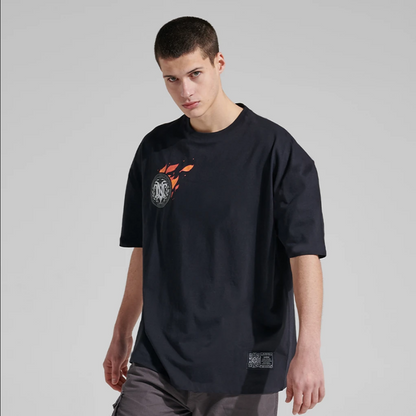 Dolly Noire T-Shirt manica corta Autunno Oversize Tee ts010-tb-01 black