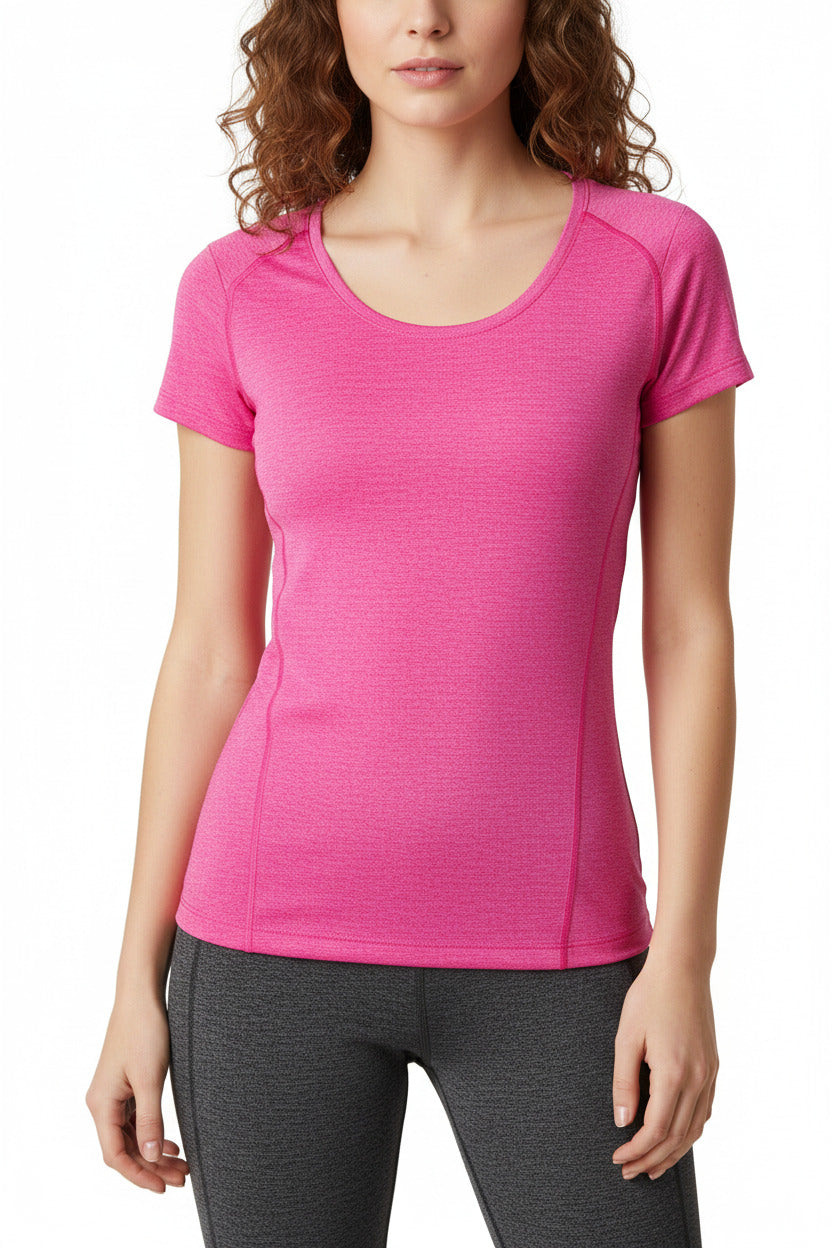 T-Shirt Donna Monocolore | Maglietta Basic Sportiva Casual Comoda