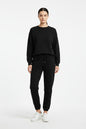 Women's Fleece Two-Piece Sweatshirt and Casual Pants Tracksuit Autumn Winter