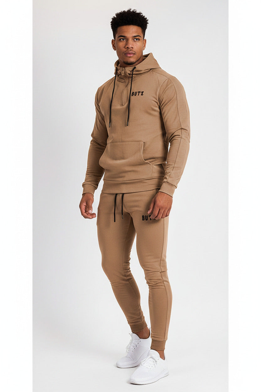Tuta Sportiva Uomo con Cappuccio e Tascone Centrale Casual