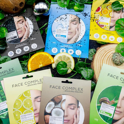 Face Complex Maschera In Tessuto Viso Anti Rughe Tonificante | Acido Ialuronico