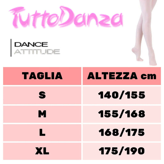 Collant Danza Classica calze ballerina ballo studio saggio