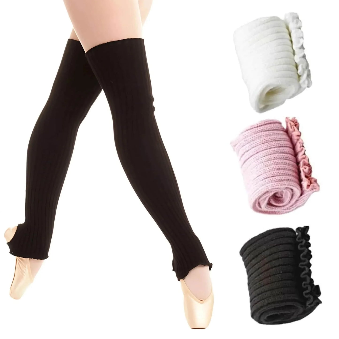 Scaldamuscoli Ballerine Danza Classica calzerotti con staffa