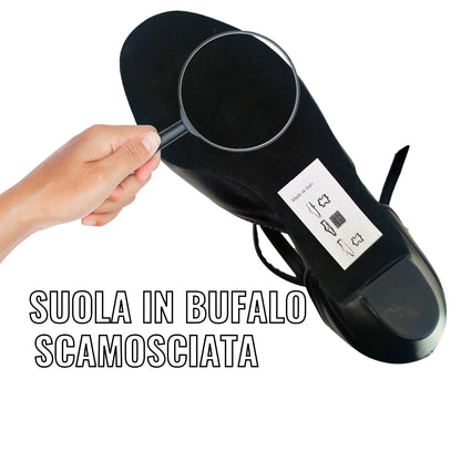 Scarpe Ballo donna T-BAR Vera Pelle - Danza Liscio Studio Broadway