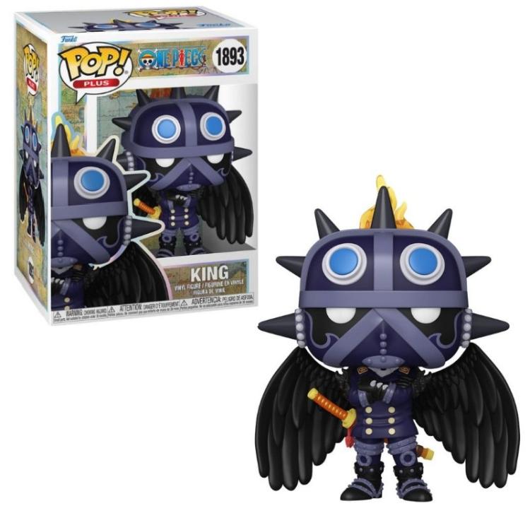 Funko Pop! Plus - One Piece (1893) King Vinyl-Figur Arbel Anime 9cm Statue Op