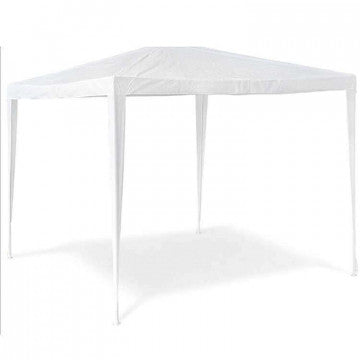 Gazebo struttura acciaio telo poliestere bianco 3x3 metri peso 6kg