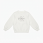 Calvin Klein Junior Sweater Monologo Fashion On LVCKTJF06GT White