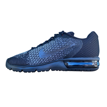 Nike scarpa sneakers da uomo Air Max Sequent 2 852461 001 nero-bianco