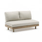 Divano Medellín 2 Posti - Marrone/Grigio Chiaro - 150x91x71cm