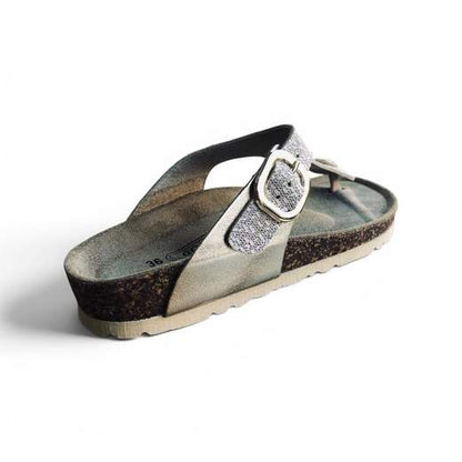 Goldstar Rafting Sandalo infradito da ragazza GS830TLZ platino