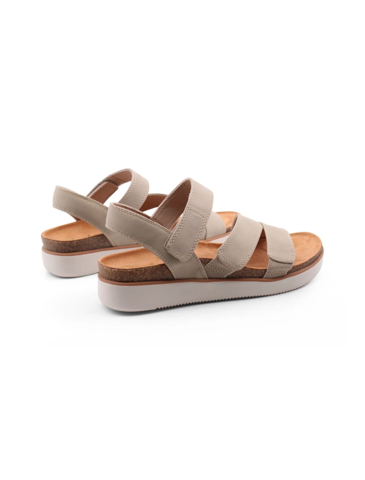 Skechers Lifted Comfort 163252/TPE Taupe – Sandali Donna Vegan Memory Foam