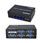 VGA Switcher 4 Inputs 1 Output Selector LCD TFT Video Monitor PC