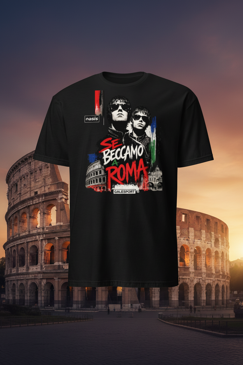 OASIS Roma 2027 – T-Shirt Unisex Britpop | GALESPORT
