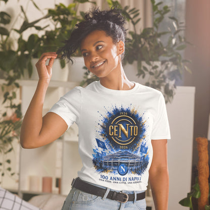 Napoli 100 – T-Shirt Centenario SSC Napoli 1926–2026 | GALESPORT