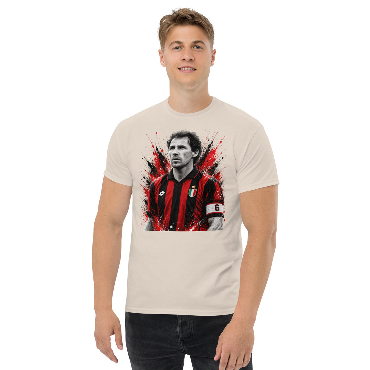 Franco Baresi – T-Shirt Calcio Icone da Stadio | GALESPORT