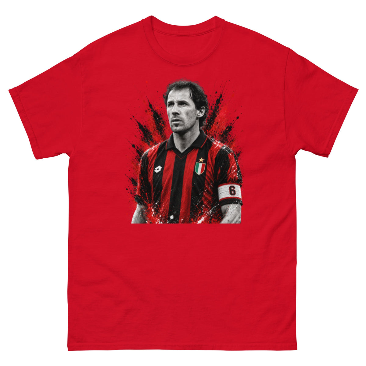 Franco Baresi – T-Shirt Calcio Icone da Stadio | GALESPORT
