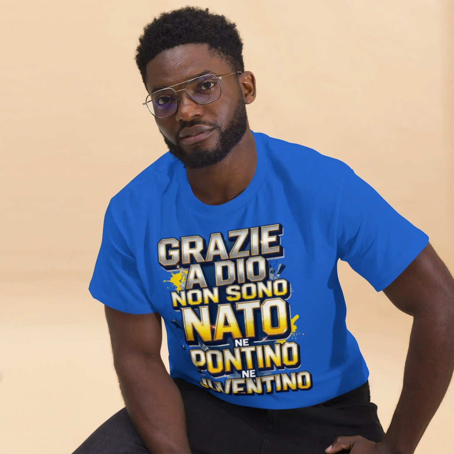 Grazie a Dio Tee | T-Shirt Ironica Gale Sport