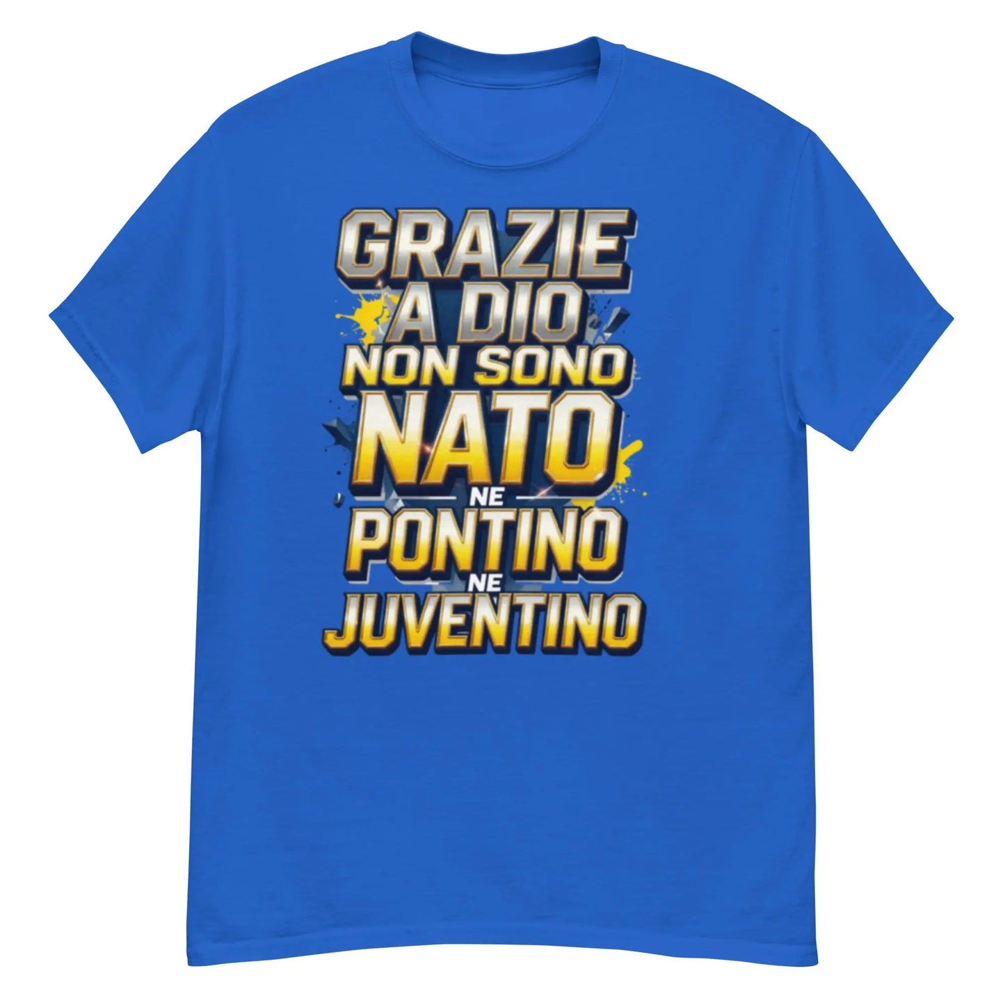 Grazie a Dio Tee | T-Shirt Ironica Gale Sport