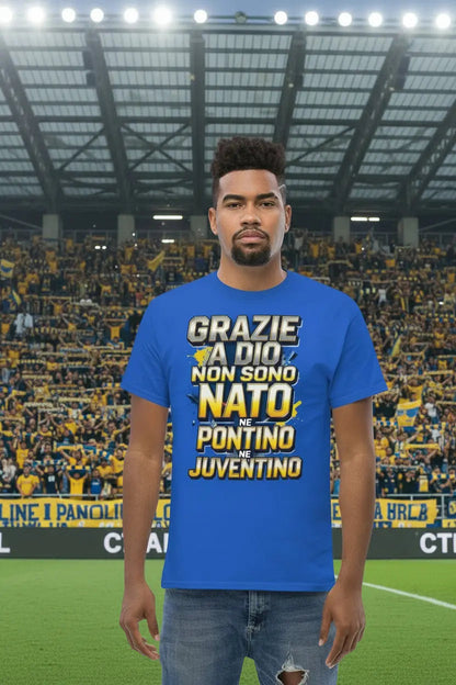 Grazie a Dio Tee | T-Shirt Ironica Gale Sport