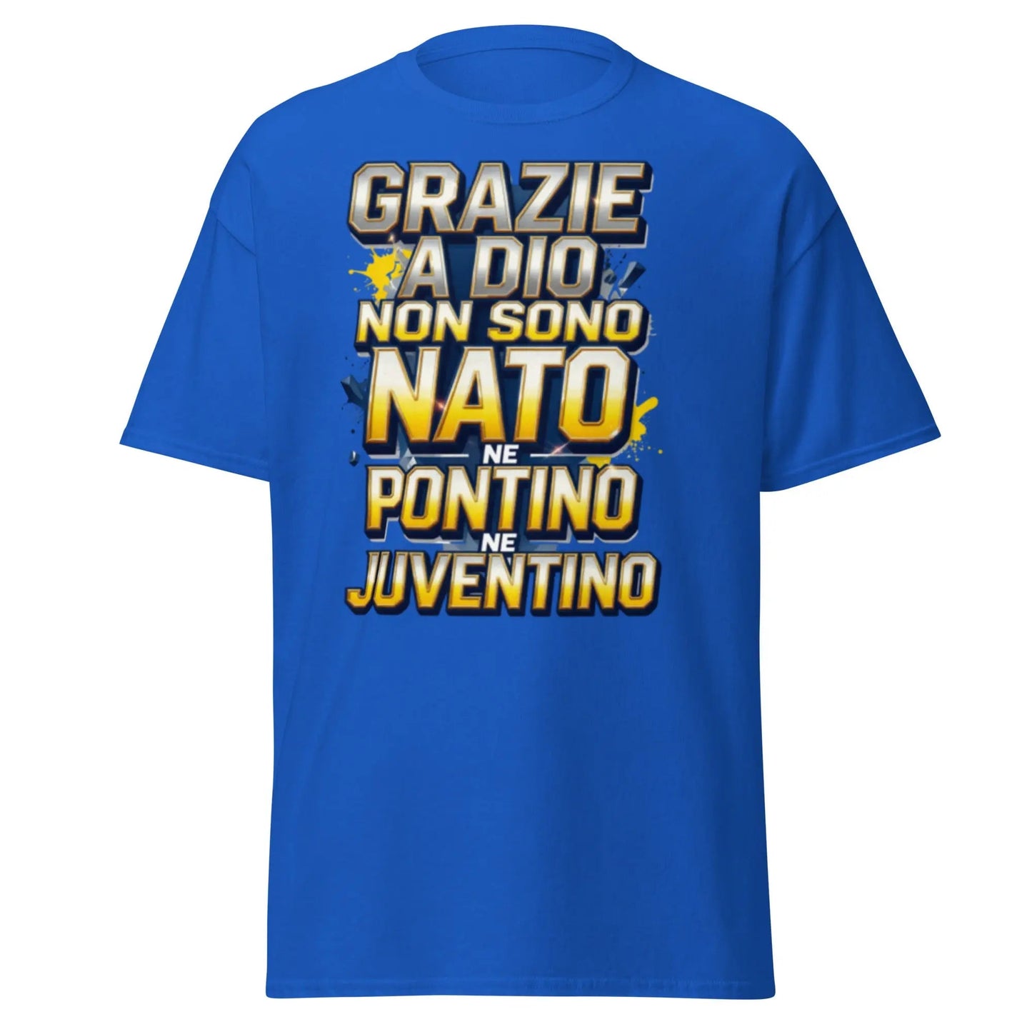 Grazie a Dio Tee | T-Shirt Ironica Gale Sport