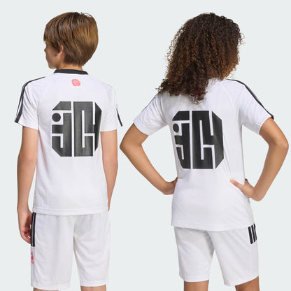 Adidas T-shirt Junior Allenamento Lamine Yamal KD6433 Bianca | Calcio PE26