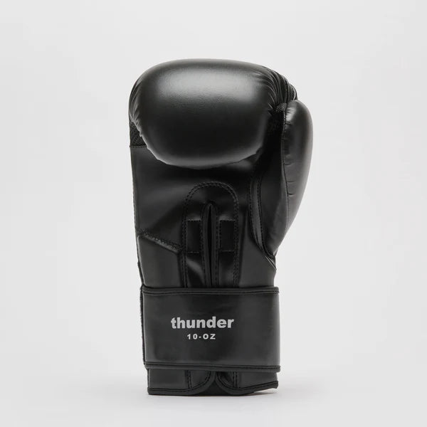 Leone Guanti Boxe Thunder GN383 Nero 12 oz – Guanti unisex, protezione, allenamento, imbottitura tecnica