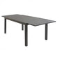Extendable Formentera aluminum table 160/240 X 90
