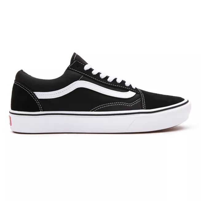 Vans ComfyCush Old Skool Unisex Black White - VN0A3WMAVNE