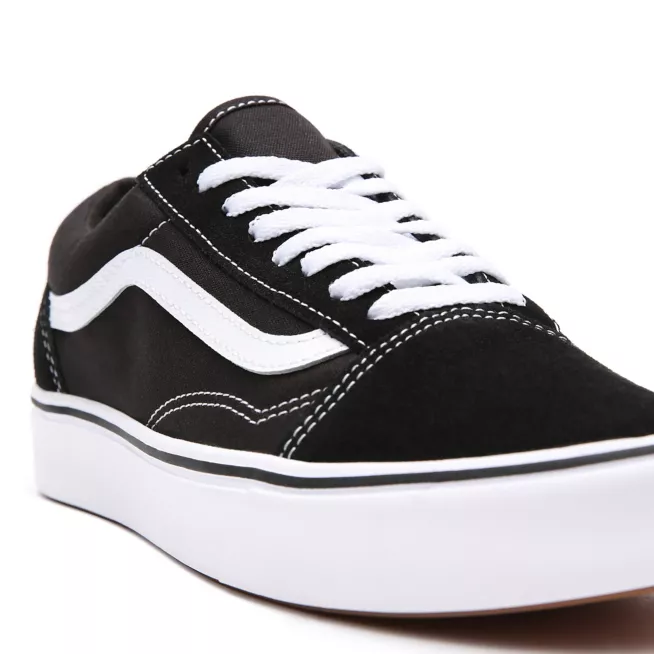 Vans ComfyCush Old Skool Unisex Black White - VN0A3WMAVNE