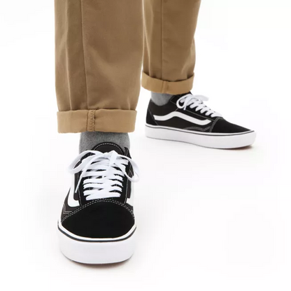 Vans ComfyCush Old Skool Unisex Black White - VN0A3WMAVNE