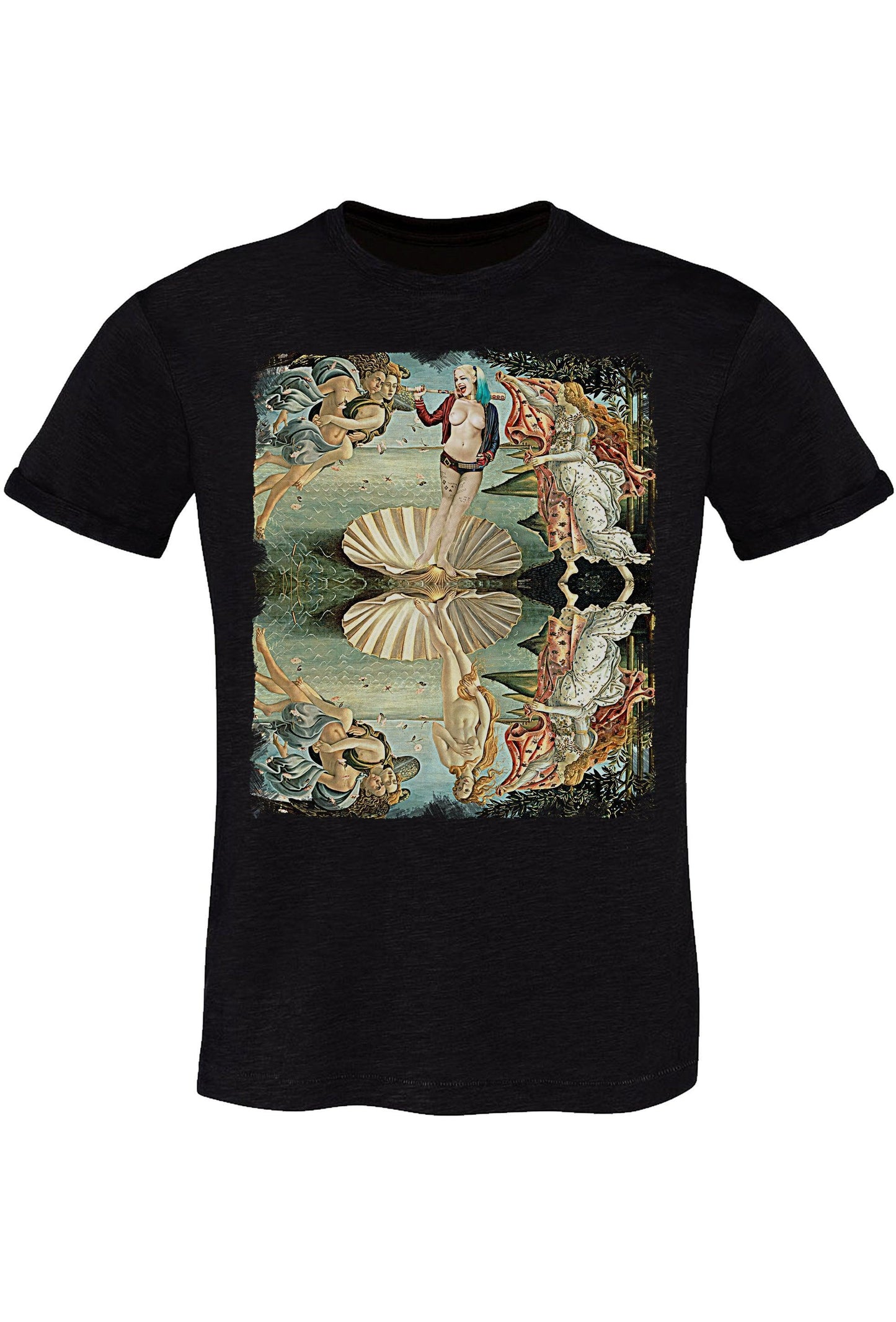 Venere Harley Quinn - T-shirt Uomo 100% Cotone Slub