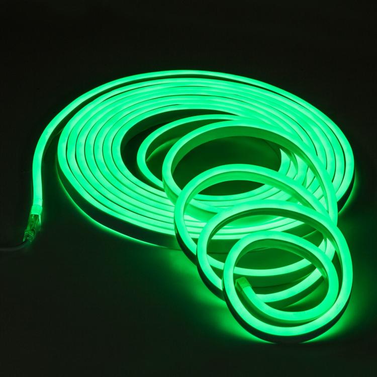5M LED Neon Flex Streifenleiste Rolle Schlauch Outdoor Grün