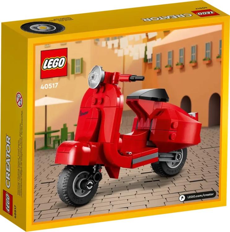 Lego - Creator - Set 40517 (Vespa) Mini Ciclomotore Figure Costruzioni 118 pz 9+