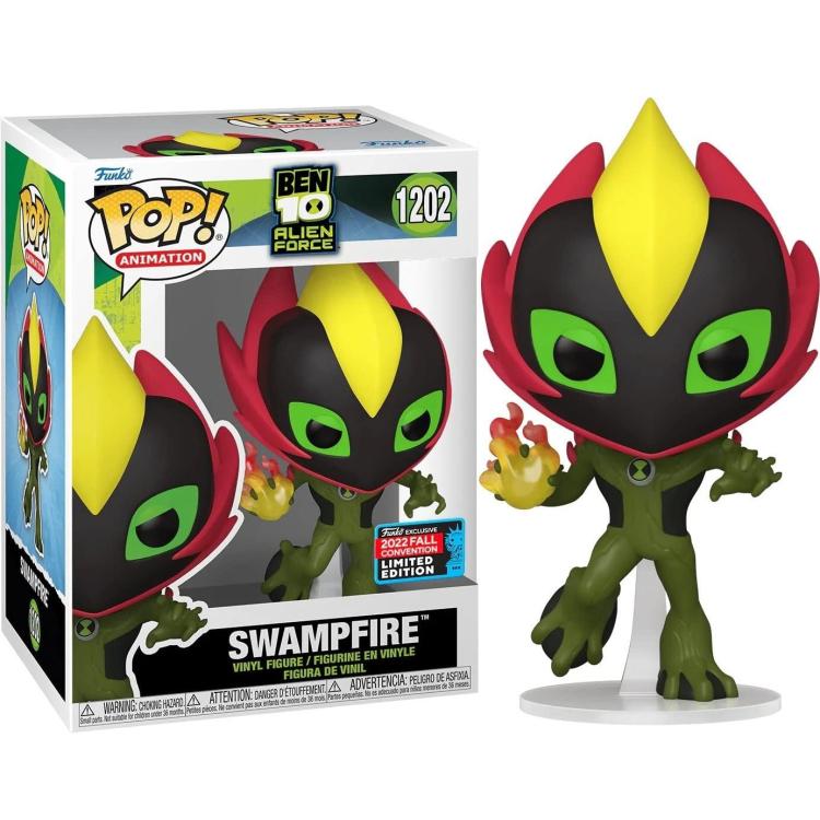 Funko Pop  ! Animation Ben 10 Alien Force (1202) Swampfire - Limited Edition 9Cm