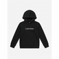 Calvin Klein junior hoodie with printed logo LV1CKTJB09T BEH black