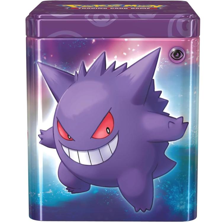 Pokemon Stacking Tin 2024 Tcg Gcc Stapelbare Metallbox Spielkarten Violett De