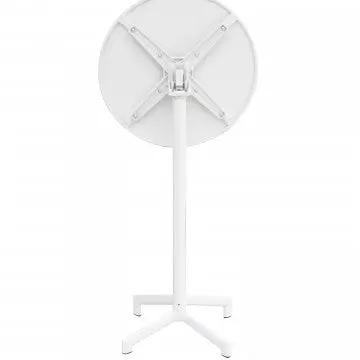 Tavolo Alto Vega ø 60 - In acciaio con trattamento antiruggine