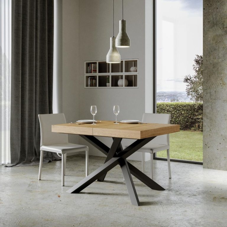 Ausziehbarer Tisch Volantis Elite T.90 – Gestell Anthrazit