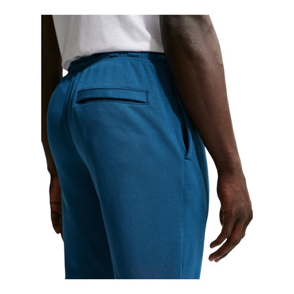 Nike Club Pantaloni Jogger Uomo French Terry FN3801 Blu Bianco