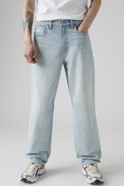 Levi's uomo Jeans 568™ Loose Straight 90370062 Baby Blue Essentials-Blu