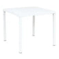 Stackable Manchester table 80 x 80 in powder-coated steel