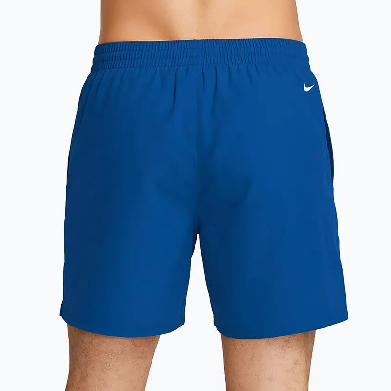 Nike Pantaloncino Mare Uomo 5" Volley Logo Lap Blu Royal - NESSG574-494