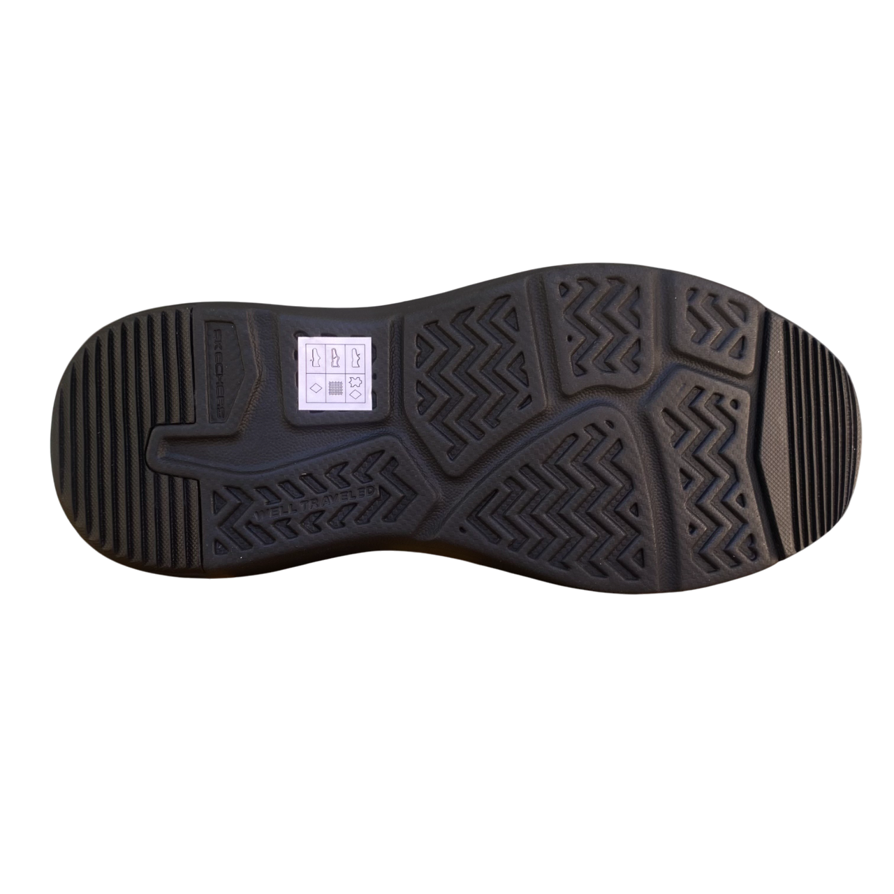Skechers Scarponcino Relaxed Fit Parson Ederic 205175-BLK Nero Uomo