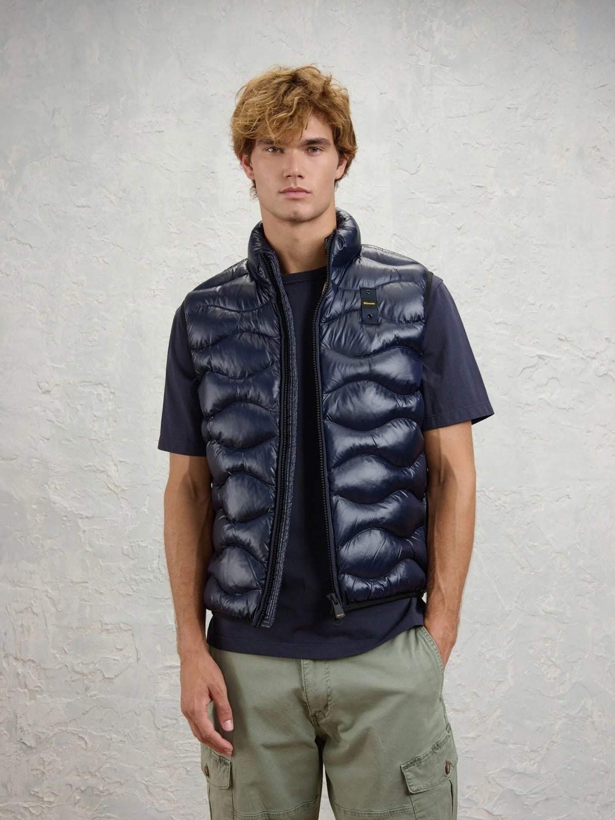 Blauer SMANICATO IMBOTTITO OVATTA TERMICA DANNY 26WBLUX02055 005958 888 blu
